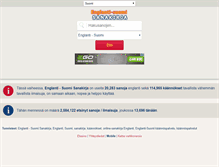 Tablet Screenshot of englantisuomi.com